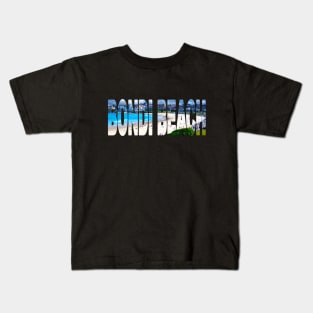 BONDI BEACH - Sydney Australia Surfing Mecca Kids T-Shirt